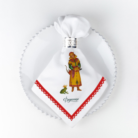 Набор салфеток столовых Сказки "Федоскино" 45х45